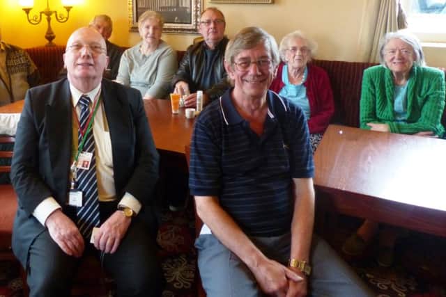 Coun John Wilmott visits Jigsaw to find out moe about its befriending services for elderly people
