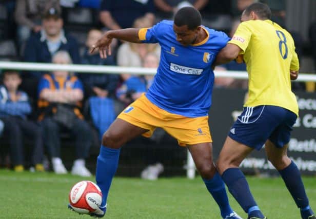 Worksop Town v Mansfield Town. Mansfield player Keiran Murtagh G130710-4l