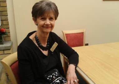 Diane Humphreys, John Eastwood Hospice Trust manager.