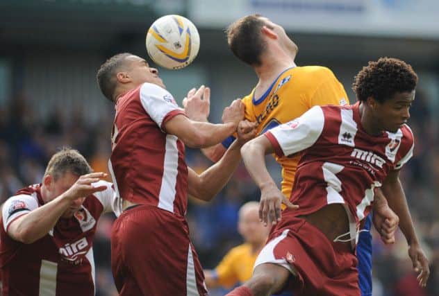 Mansfield Town in action.