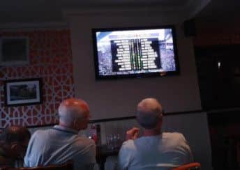 Fans were out in force for England-Uruguay at the Bold Forester on Sutton Road in Mansfield.