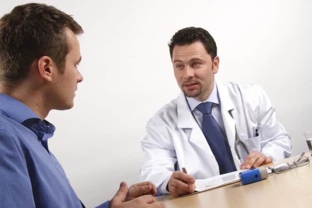 A Generic Photo of a man visiting his doctor. See PA Feature  HEALTH GP Confessions. Picture credit should read: PA Photo/Thinkstockphotos. WARNING: This picture must only be used to accompany PA Feature HEALTH GP Confessions.