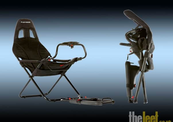 The Playseat Challenge Simulator is upon us and this is the first truly space saving racing seat.
