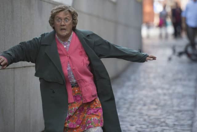 Undated Film Still Handout from Mrs Brown's Boys D'Movie. Pictured: Brendan O'Carroll as Agnes Brown. See PA Feature FILM Film Reviews. Picture credit should read: PA Photo/UPI Media. WARNING: This picture must only be used to accompany PA Feature FILM Film Reviews.