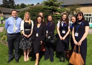 Welcome backing: Staff at RBS will be in attendance at Portland Colleges black tie ball in September, which is raising funds for the sites new £2million sports faciity.