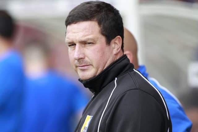 Mansfield Town manager Paul Cox  -Pic by:Richard Parkes