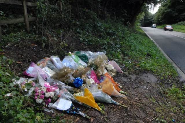 A60 RTA scene where motorist Luke Winter died.