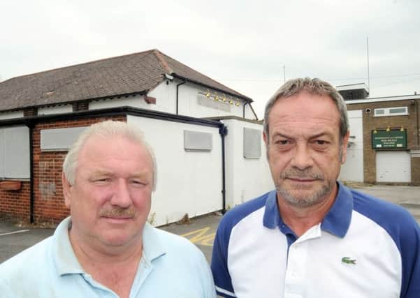 Teversal Grange. Phil Hauton, chairman of Teversal Cricket Club, right, and Pete Cockerill the chairman of the Football Club.