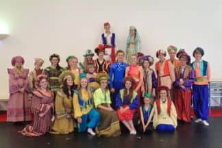 Aladdin at Frederick Gent School, South Normanton