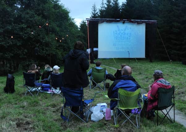 A Picnic Cinema event at Gisburn Forest last year.