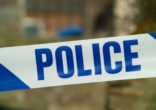 Police tape.