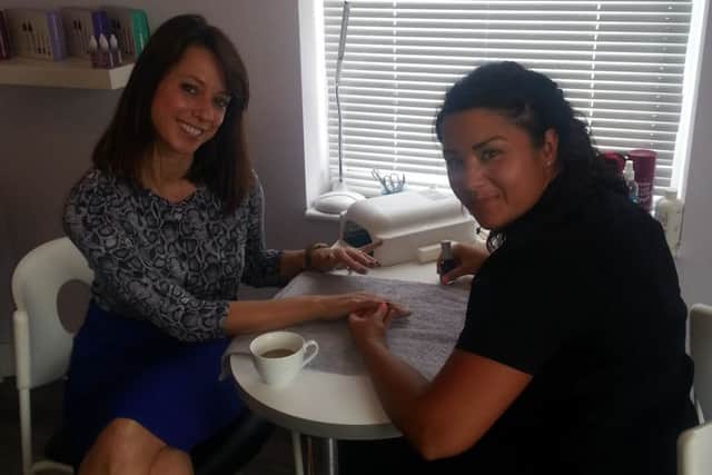 Gloria De Piero at the Uppercut Salon