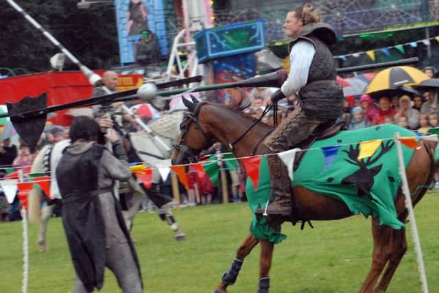 Robin Hood Festival jousting.