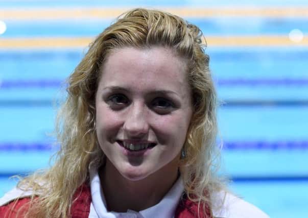 England's Molly Renshaw with her bronze medal for the Women's 200m breaststroke. Picture by: Joe Giddens/PA Wire.
