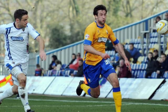 Stags in action.