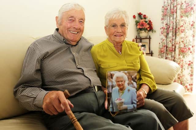 Eric and Jean Parkes from Mansfield  celebrating their Diamond Wedding Anniversary.