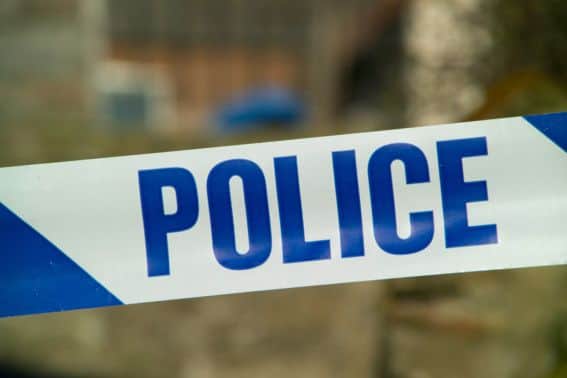 Police tape.