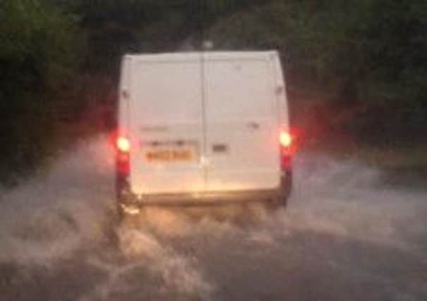 Flooding at Mansfield Woodhouse on Friday 8th June sent in by reader Emily Brookes