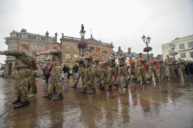 Organisation, Brigades, 49 East Brigade (49 (E) Bde) Chilwell, Infantry (INF), Prince of Wales's Division (POW), 3rd Battalion The Mercian Regiment (Staffords) (3 MERCIAN)