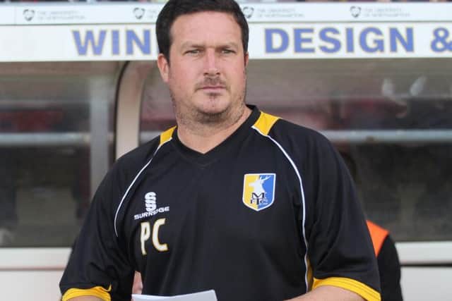 Mansfield Town manager Paul Cox -Pic by: Richard Parkes