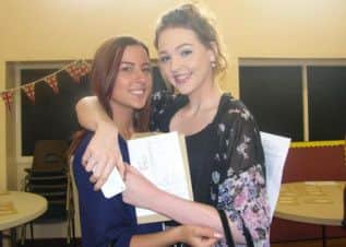 Quarrydale GCSE students Bethany Hibbert (left) and Emily Steeples (Right)