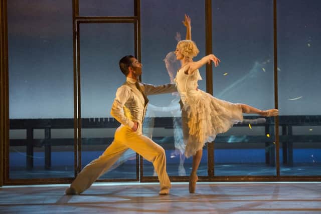 The Great gatsby, NORTHERN BALLET:Jay Gatsby; TOBIAS BATLEY,Daisy Buchanan; MARTHA LEEBOLT, Myrtle Wilson; VICTORIA SIBSON, Tom Buchanan; KENNETH TINDALL,Nick Carraway; GIULIANO CONTADINI, Jodan Baker; HANNAH BATEMAN, George Wilson; BENJAMIN MITCHELL, Young Daisy; MICHELA PAOLACCI, Young Gatsby; JEREMY CURNIER,