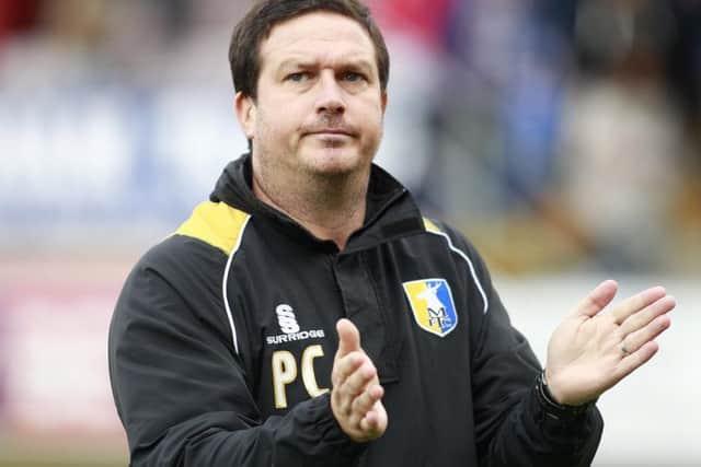 Mansfield Town boss Paul Cox.