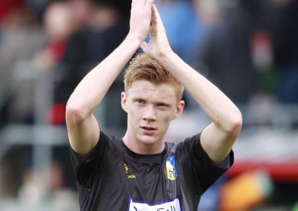 Sam Clucas applauds the travelling fans -Pic by: Richard Parkes