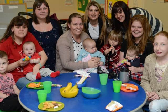 Pictured is the Congenital Heart Disease support group Patches, at Summer House Children's Centre.  Pictured back row centre is founder Maria Linfield.