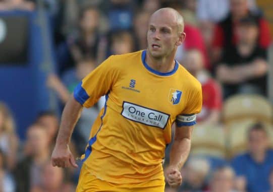Mansfield Town's Adam Murray -Pic by: Richard Parkes