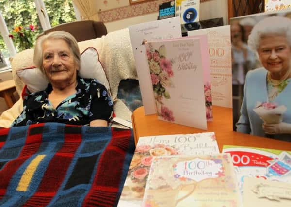 Constance Shaw celebrated her 100th birthday at Lawn Park Care Home in Sutton.