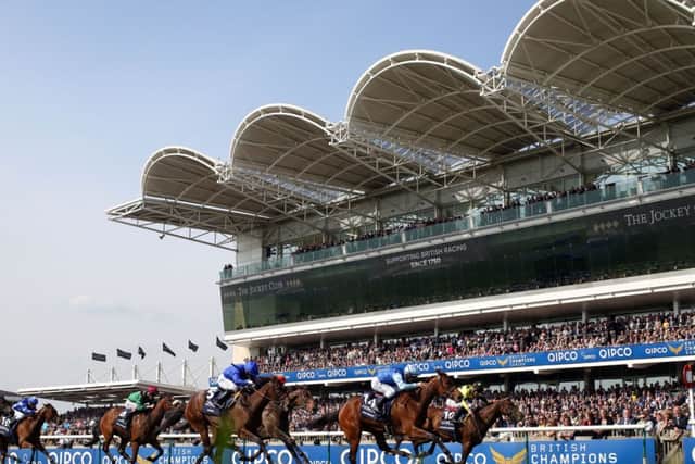 NEWMARKET'S Rowley Mile course, where the three-day Cambridgeshire meeting begins today. (PHOTO BY: Steve Parsons/PA Wire).