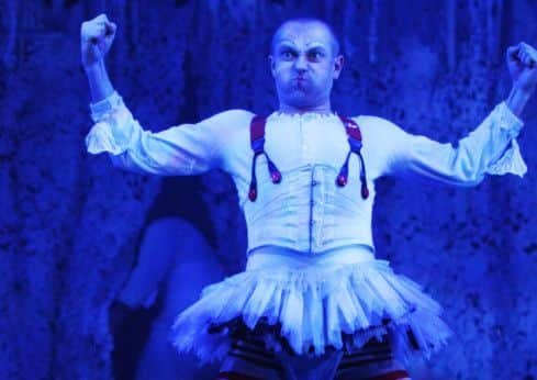 Propeller Production and The Watermill Theatre Jan 09
A Midsummer Night's Dream by William Shakespeare 
Directed by Edward Hall  Designed by Michael Pavelka
Lighting Designer  Ben Ormerod
©NOBBY CLARK
+44(0)7941-515770
+44(0)20-7924-0302
nobby@nobbyclark.co.uk