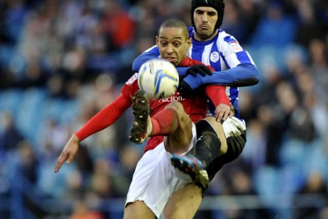 Forest striker Dexter Blackstock has been fined for speeding