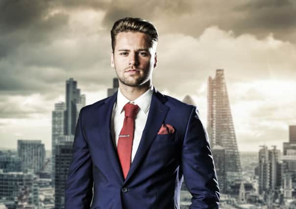 EMBARGOED TO 0001 TUESDAY OCTOBER 7
For use in UK, Ireland or Benelux countries only. BBC undated handout photo of James Hill, one of this year's candidates for the BBC programme, The Apprentice. PRESS ASSOCIATION Photo. Issue date date: Tuesday October 7, 2014. See PA story SHOWBIZ Apprentice Series. Photo credit should read: Jim Marks/BBC/PA Wire

NOTE TO EDITORS: Not for use more than 21 days after issue. You may use this picture without charge only for the purpose of publicising or reporting on current BBC programming, personnel or other BBC output or activity within 21 days of issue. Any use after that time MUST be cleared through BBC Picture Publicity. Please credit the image to the BBC and any named photographer or independent programme maker, as described in the caption.