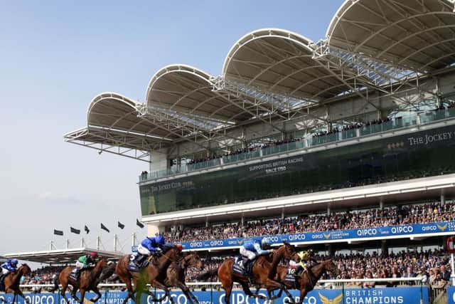 NEWMARKET'S Rowley Mile course, which stages the big race of the day, the Betfred Cesarewitch. (PHOTO BY: Steve Parsons/PA Wire).