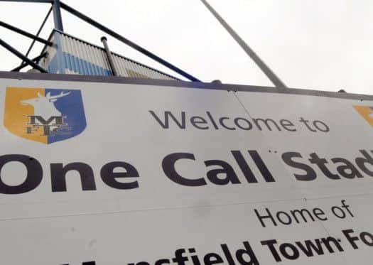 The One Call Stadium, home of Mansfield Town FC.