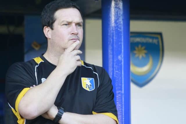 Mansfield manager Paul Cox -Pic by: Richard Parkes