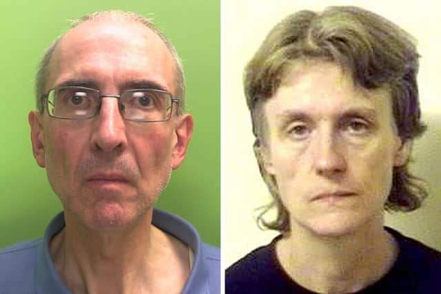 BEST QUALITY AVAILABLE

Undated handout file photos issued by Nottinghamshire Police of Christopher Edwards, 57, and Susan Edwards, 56, who have been found guilty at Nottingham Crown Court of murdering her parents, whose bodies were found buried in their own back garden 15 years after they disappeared. PRESS ASSOCIATION Photo. Issue date: Friday June 20, 2014. See PA story COURTS Bodies. Photo credit should read: Nottinghamshire Police/PA Wire

NOTE TO EDITORS: This handout photo may only be used in for editorial reporting purposes for the contemporaneous illustration of events, things or the people in the image or facts mentioned in the caption. Reuse of the picture may require further permission from the copyright holder.