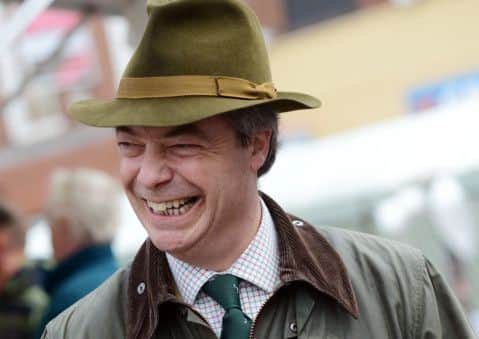 UKIP Leader Nigel Farage