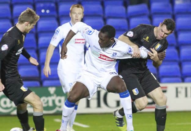 Lee Beevers keeps his eye on the ball -Pic by: Richard Parkes