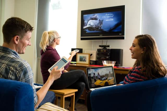 Students are reminded to get a TV licence