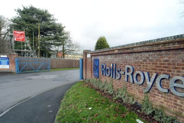 Rolls Royce entrance, Watnall Road, Hucknall.