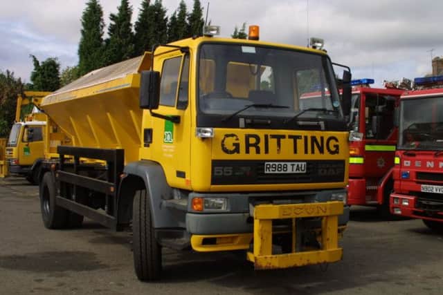 Nottinghamshire County Council's gritting team.