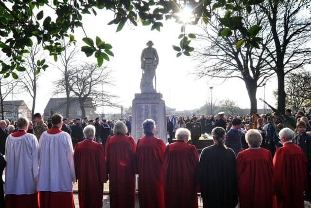 The Remembrance Sunday parade in Sutton. Picture: Anney Shelley.