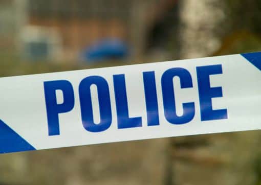 Police tape.