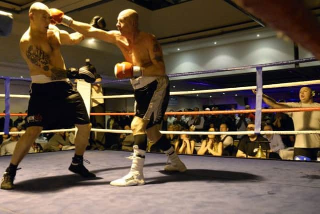 Boxing show promoted by Body And Soul Gym at Mansfield Civic Centre, Steve Ward of Team Body And Soul v Arek Drezek