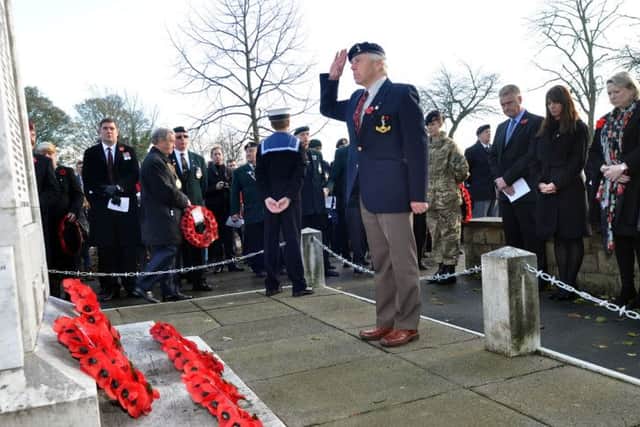 Sutton Remembrance parade.
