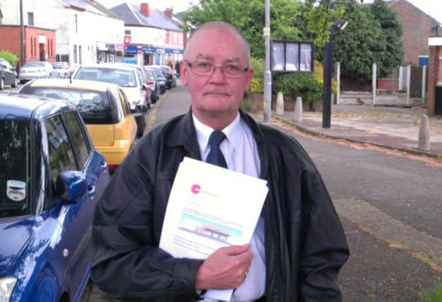 Ken Cotham (60) who fought off a mugger, is partially-sighted and is disabled.