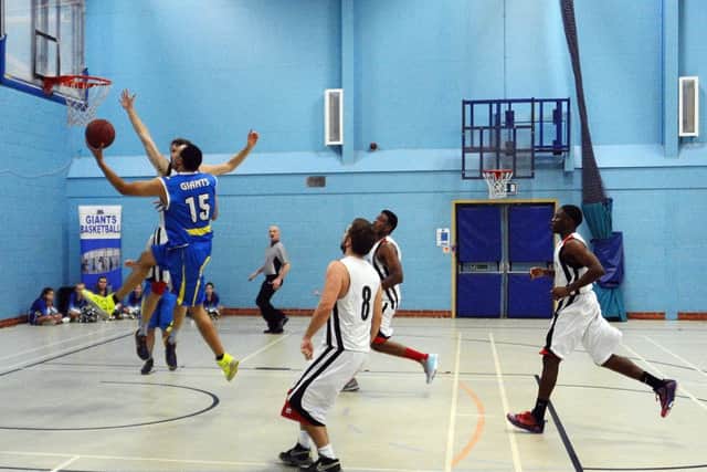 Mansfield Giants men v Tees Valley. Plummer.